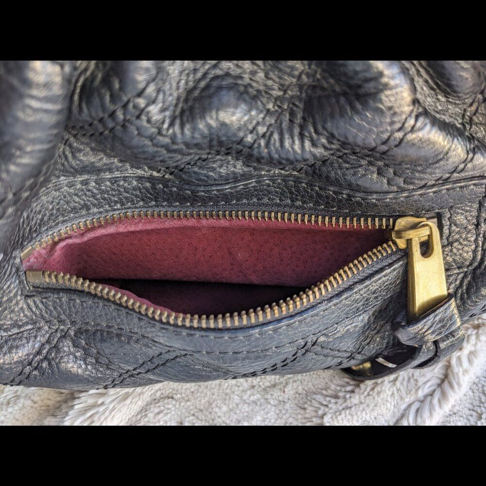 Marc Jacobs 2005 "Stam" Black Quilted Leather Bag, Made in Italy - Picture 7 of 15